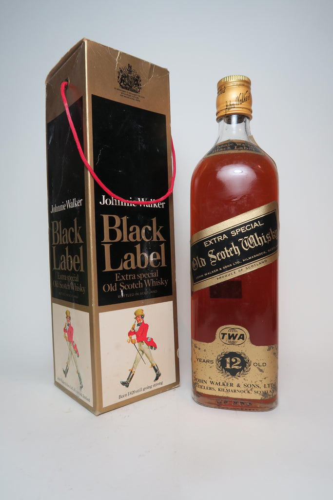 Johnnie Walker Black Label - 1970s (ABV Not Stated, 75cl)
