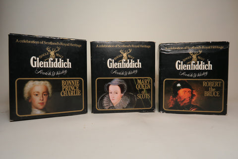 Glenfiddich Speyside Single Malt Scotch Whisky Royal Heritage Decanter Set - 1970s (43%, 75cl)