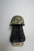 Portuguese Bottling of Blended Scotch Whisky in Stoneware Army Boots - 1980s (ABV Not Stated, 75cl)