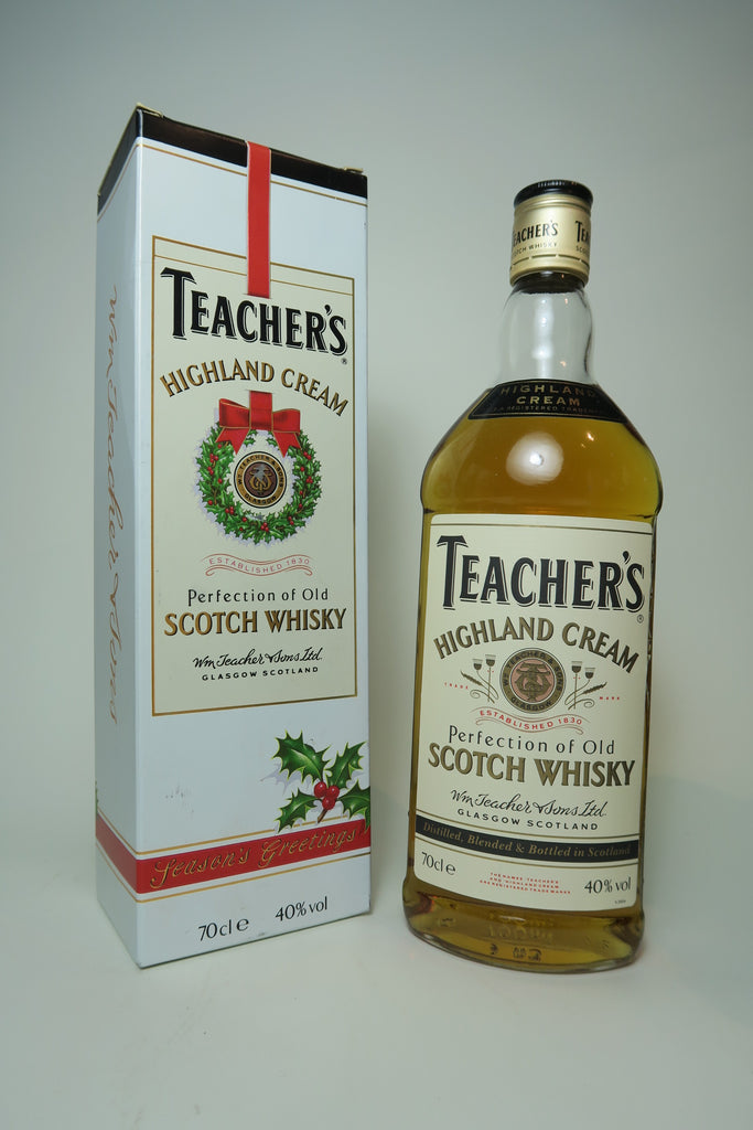 Teacher's Highland Cream Blended Scotch Whisky - 1990s (40%, 70cl)