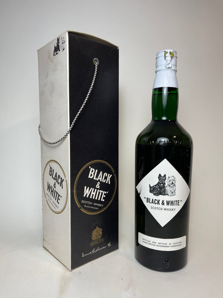 Buchanan's Black & White Blended Scotch Whisky 1960s (40, 75cl