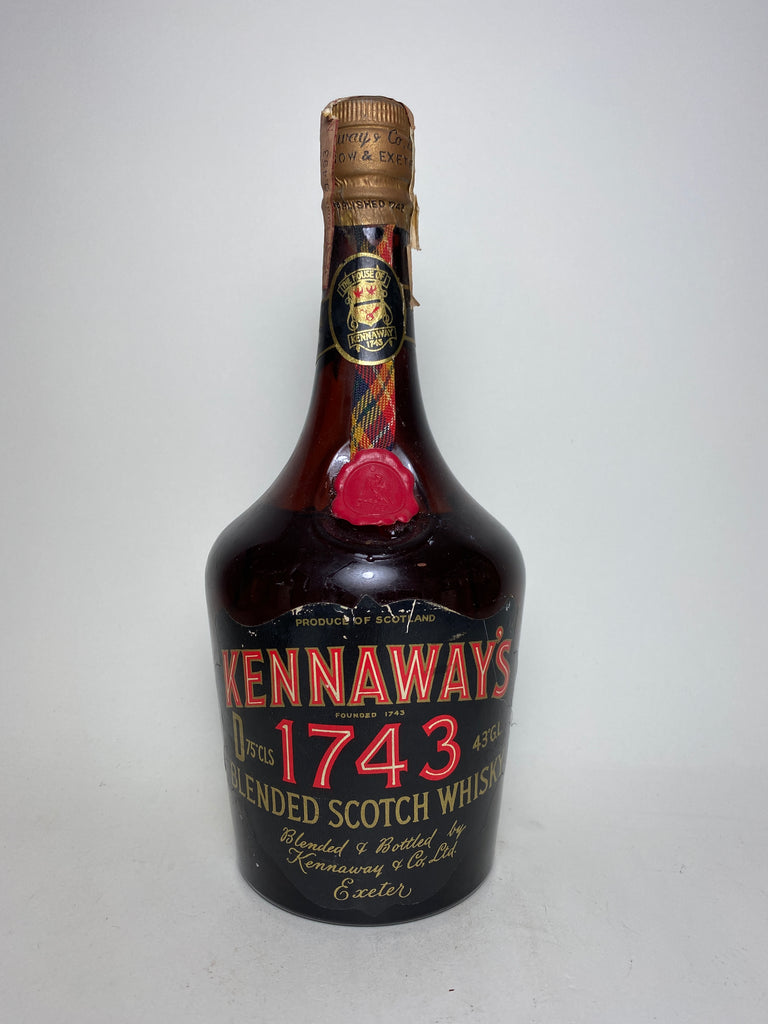 Kennaway's 1743 Blended Scotch Whisky- 1960s (43%, 75cl)