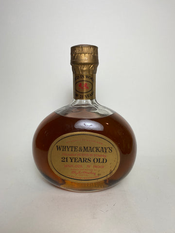 Whyte & Mackay's 21 Year Old Blended Scotch Whiskey - 1970s (40%, 75cl)