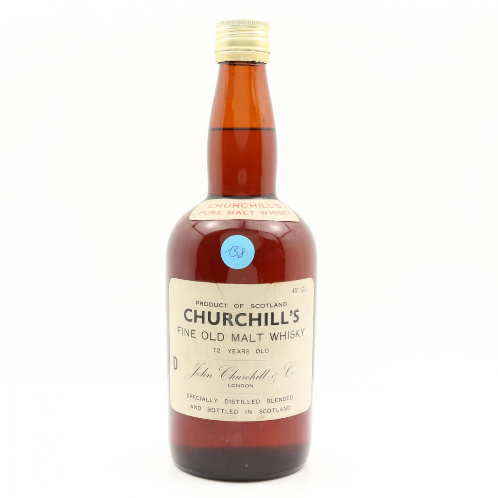  John Churchill's & Co.'s Churchill's 12YO Blened Scotch Whisky - 1960s (43%, 75cl)
