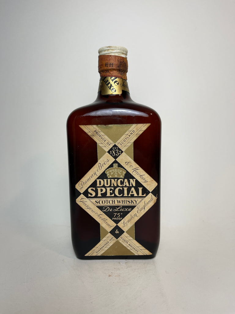 Duncan Bros & Mackay Ltd Duncan Special De Luxe Blended Scotch Whisky - 1950s (43%, 75cl)