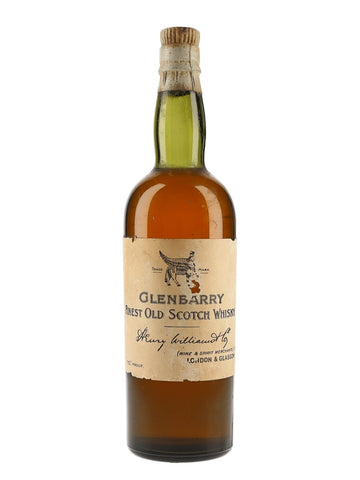 Henry Williams & Co.'s Glenbarry Finest Old Scotch Whisky - 1930s (40%, 75cl)