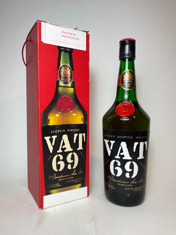 Sanderson’s VAT 69 Blended Scotch Whisky - 1970s (43%, 75cl)