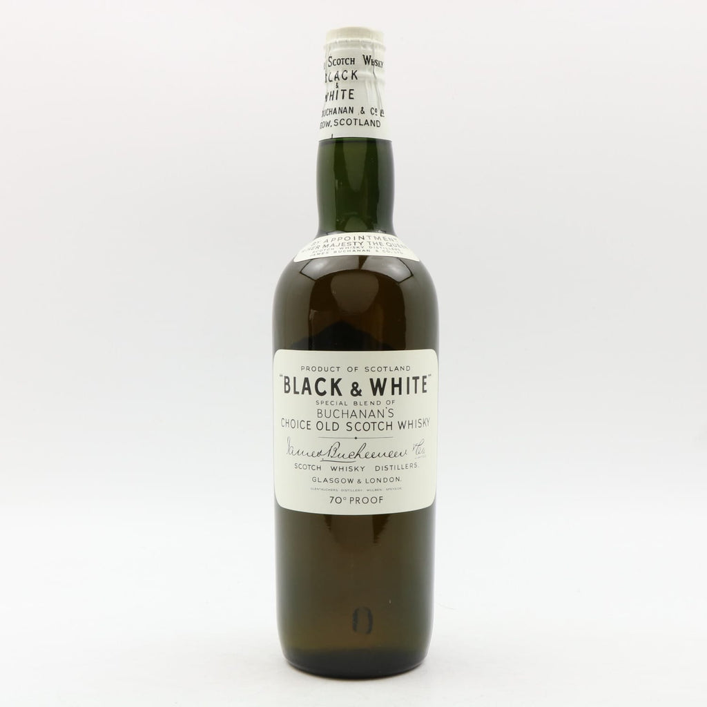 James Buchanan's Black & White Blended Scotch Whisky - 1950s (40%, 75cl)