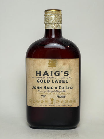 John Haig's Gold Label Blended Scotch Whisky - 1936-52 (40%, 37.5cl)