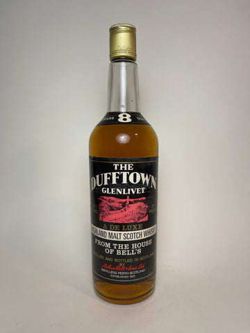Arthur Bell's Dufftown Glenlivet 8YO Scotch Malt Whisky - 1970s (40%, 75cl)