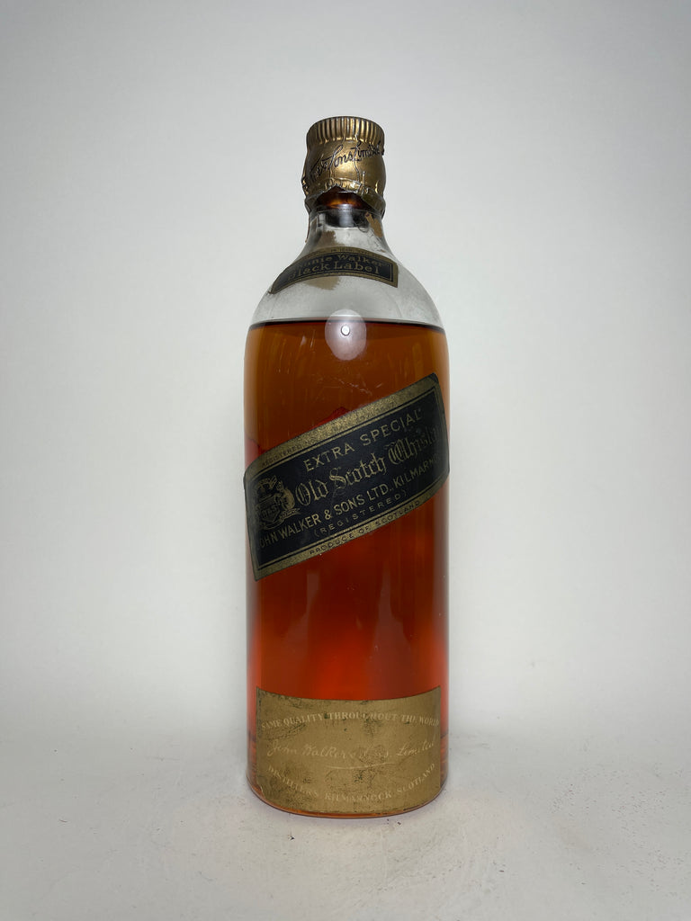 Johnnie Walker Black Label Extra Special Old Scotch Whisky - 1944-47 (ABV Not Stated, 75cl)