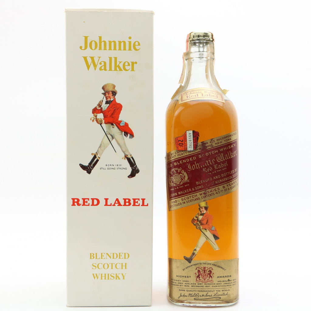 Johnnie Walker Red Label 8YO Blended Scotch Whisky - 1940s (43.4%, 75.7cl)