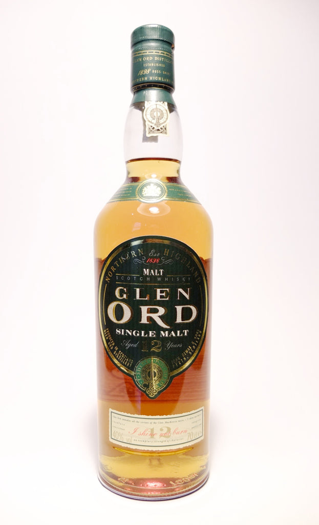 Glen Ord 12 Year Old Highland Single Malt Scotch Whisky - 1990s (40%, 75cl)