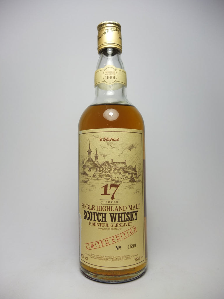 Tomintoul Glenlivet 17YO Highland Single Malt Scotch Whisky - pre-1969 (40%, 75cl)