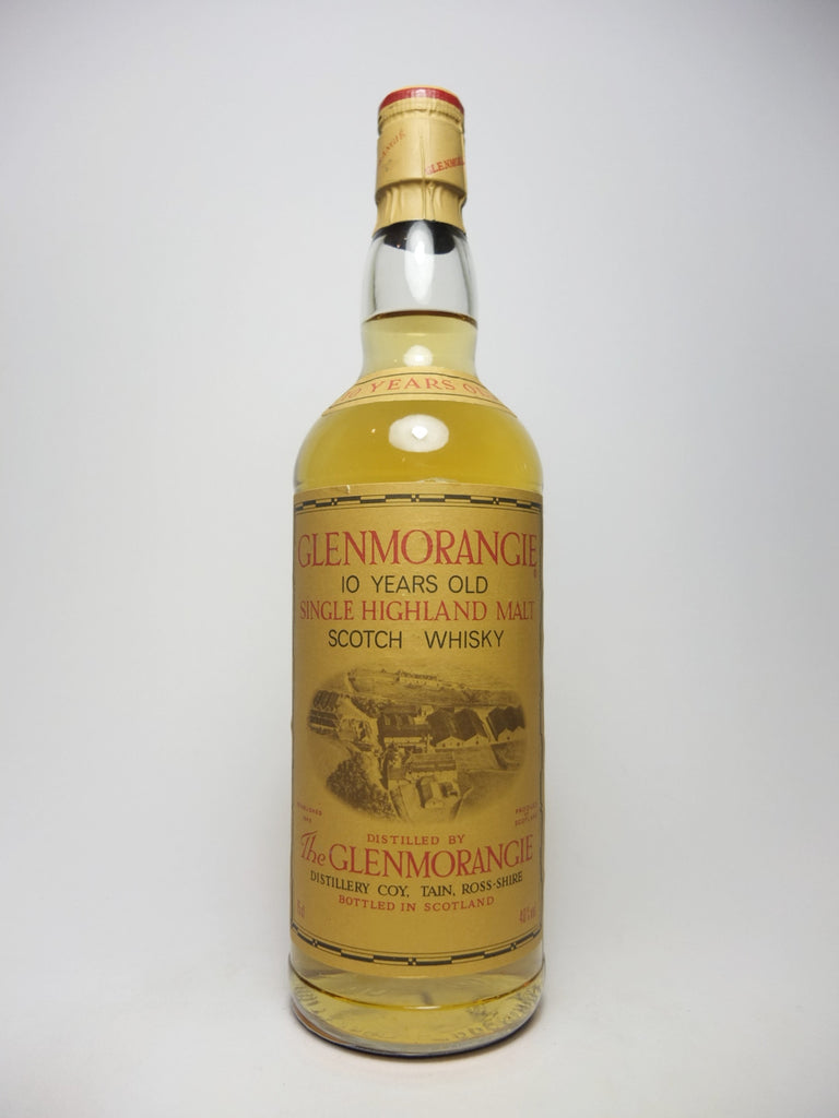 Glenmorangie 10YO Single Highland Malt Scotch Whisky - 1980s (40%, 75cl)