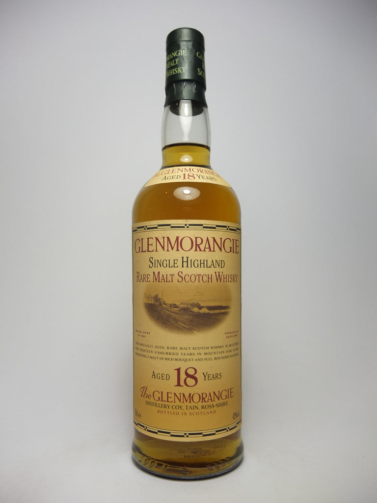 Glenmorangie 18YO Single Highland Malt Scotch Whisky - 1980s (40%, 70cl)
