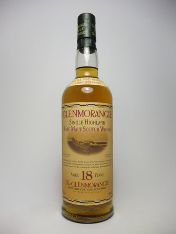 Glenmorangie 18YO Single Highland Malt Scotch Whisky - 1980s (40%, 70cl)