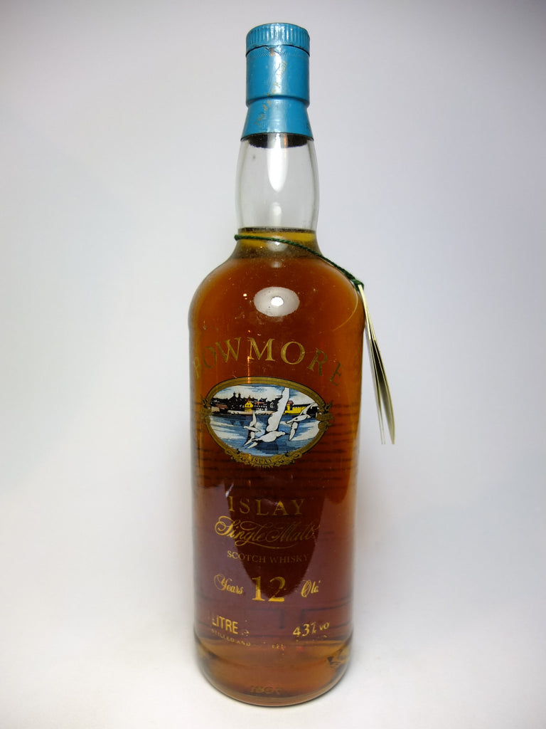 Morrison's Bowmore 12YO Islay Single Malt Scotch Whisky - 1990s (43%, 100cl)