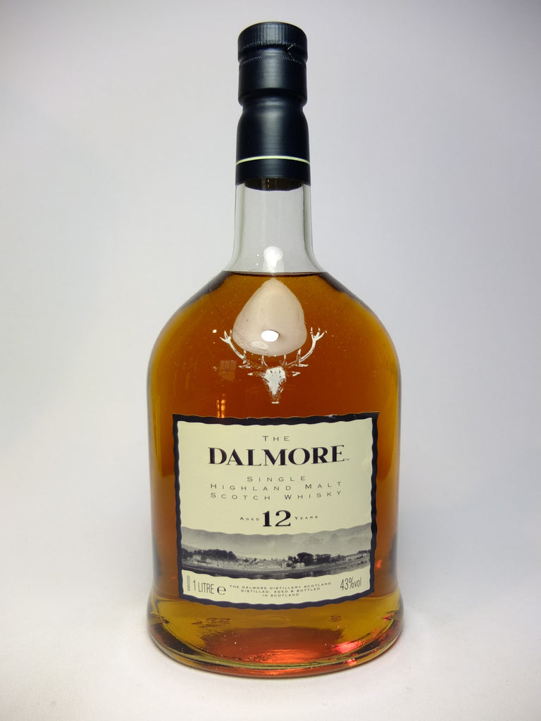 The Dalmore 12YO Single Highland Malt Scotch Whisky - 1990s (43%, 100cl)