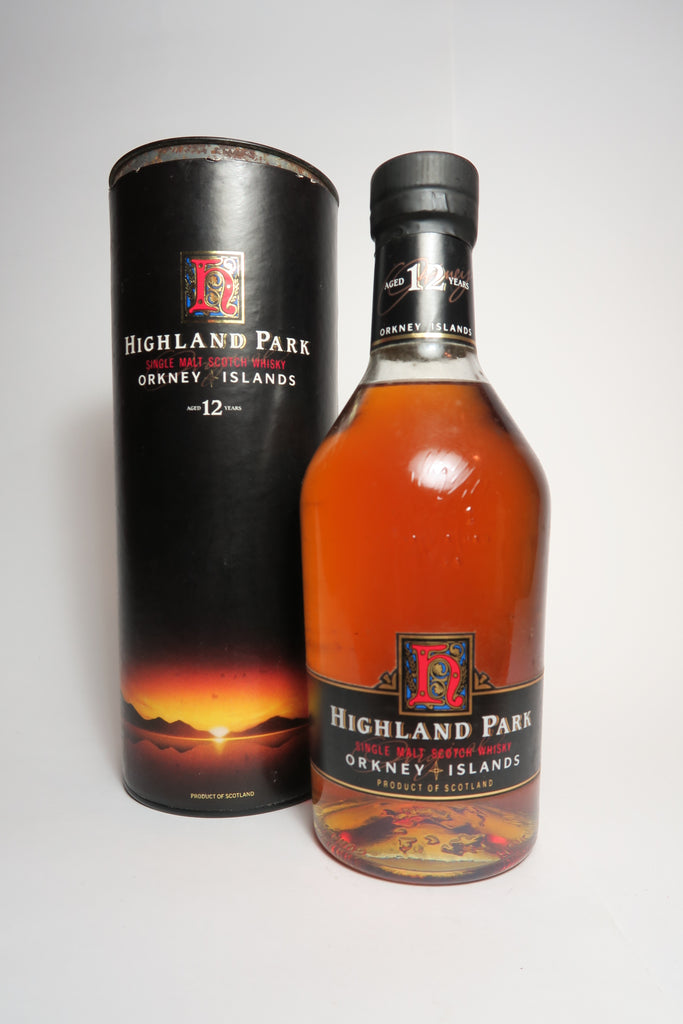 Highland Park 12YO Orkney Single Malt Whisky - 1980s (43%, 100cl)