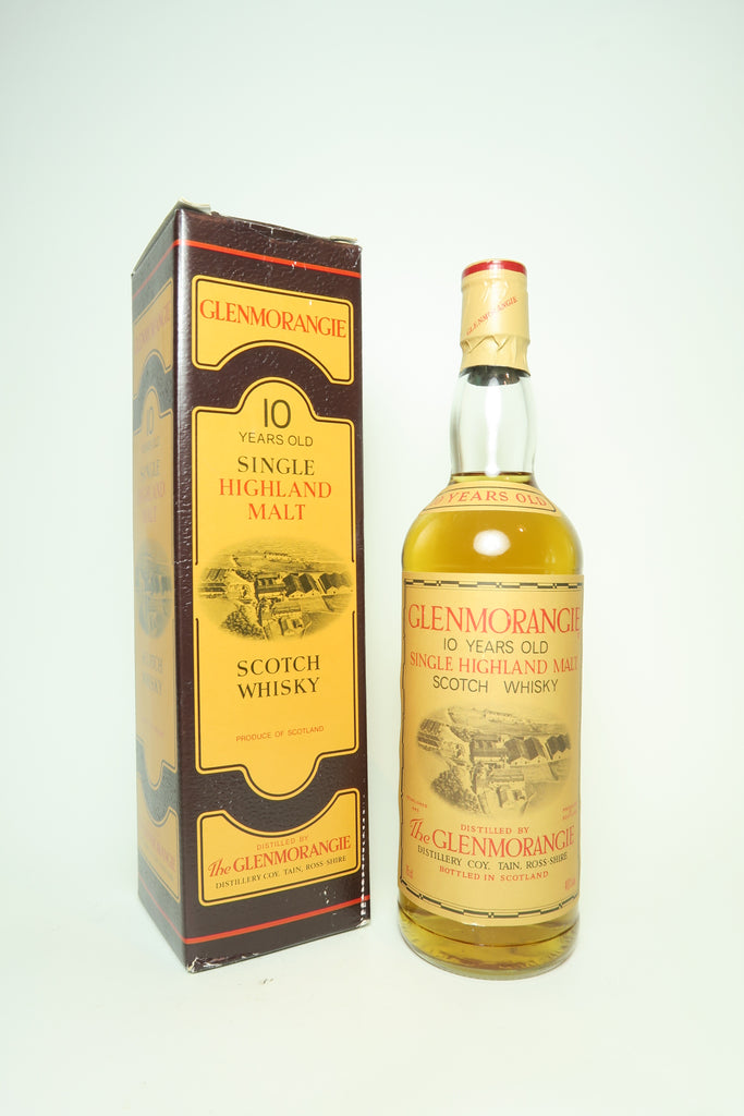 Glenmorangie 10YO Highland Single Malt Whisky - 1980s (40%, 75cl)