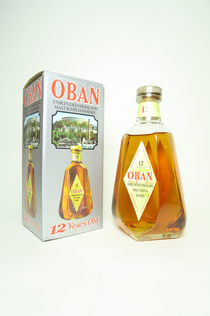 Oban 12YO Highland Single Malt Whisky - 1980s (40%, 75cl)