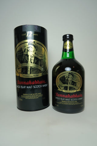 Bunnahabhain 12YO Single Islay Malt Scotch Whisky - c. 1990 (43%, 100cl)