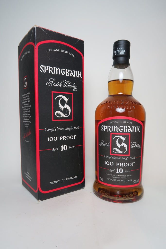 J. & A. Mitchell Springbank 10YO Campbelltown Single Malt Scotch Whisky- Released 2004 (57%, 70cl)