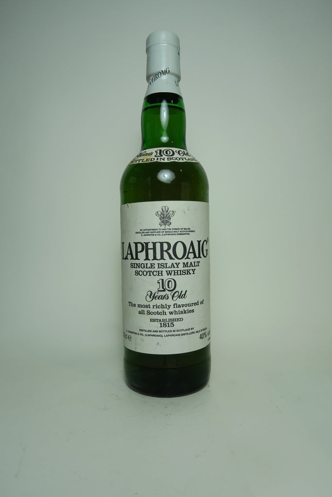 Laphroaig 10YO Islay Single Malt Scotch Whisky - post-1994 (40%, 70cl)