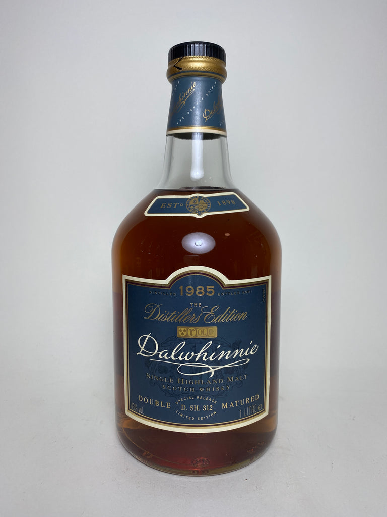 Dalwhinnie Distillers Edition Double Matured 16YO Highland Single Malt Scotch Whisky - Distilled 1985 / Bottled 2001 (43%, 100cl)