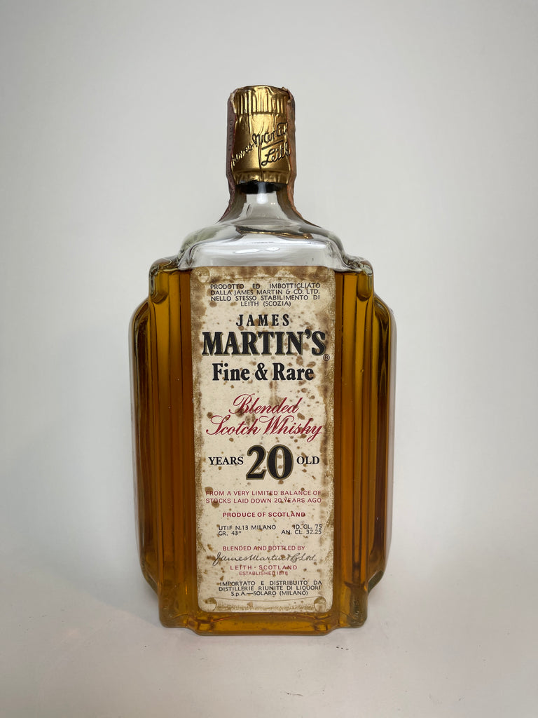 James Martin's Fine & Rare 20YO Blended Scotch Whisky - 1960s (43%, 75cl)