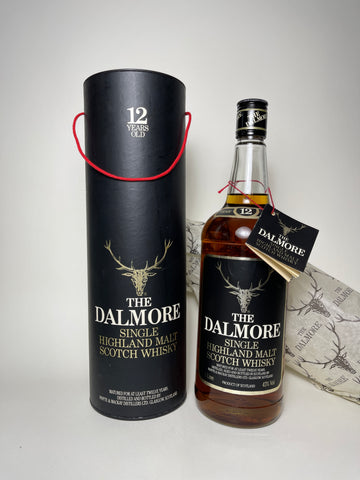 Whyte & Mackay's The Dalmore 12YO+ Highland Single Malt Scotch Whisky - 1980s (43%, 100cl)
