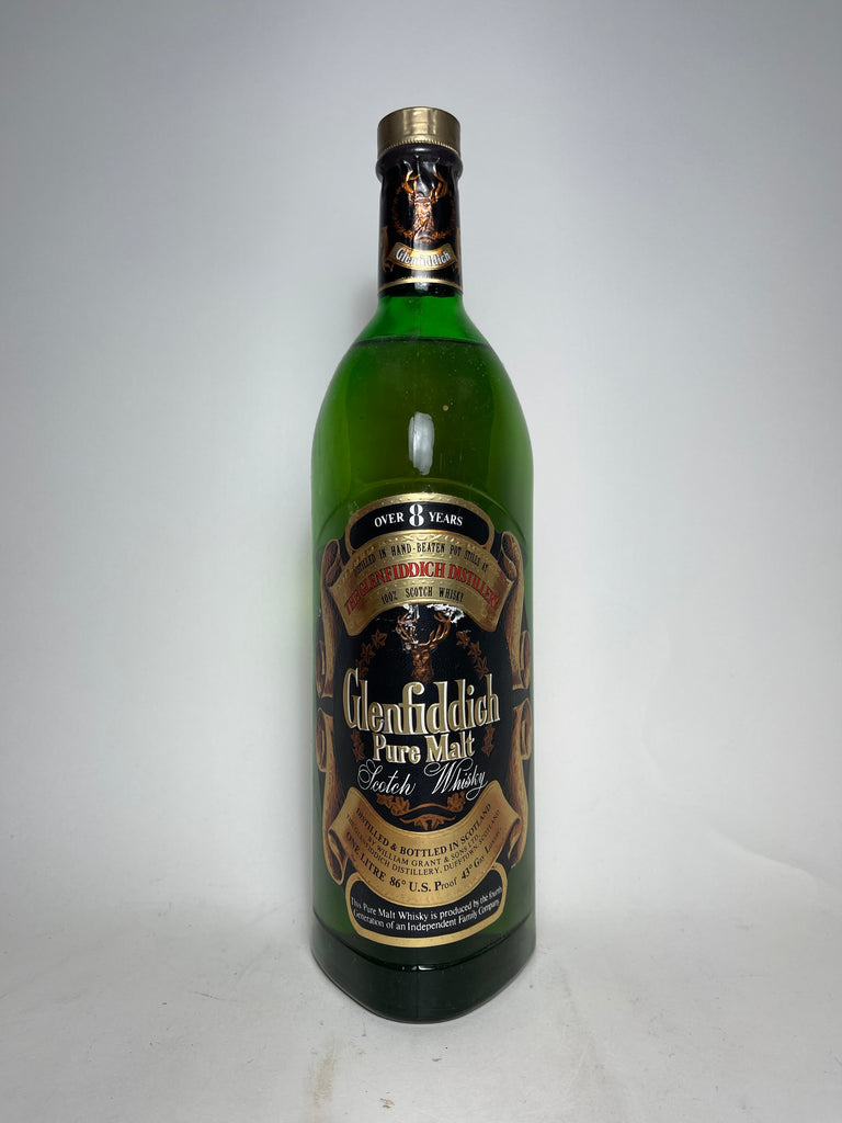 Glenfiddich 8YO Pure Malt Scotch Whisky - 1970s (43%, 100cl)