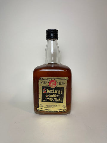 Campbell's Aberlour Glenlivet 9YO Single Malt Scotch Whisky - 1970s (40%, 75.7cl)