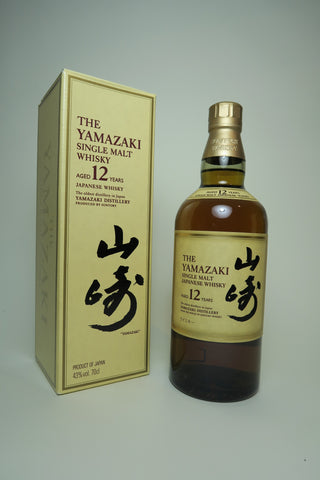 Yamazaki 12YO Japanese Single Malt Whisky - Bottled post-2006 (43%, 70cl)
