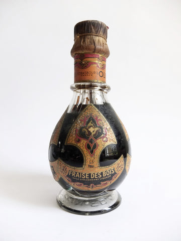 Dolfi Four Chamber Liqueur Bottle (Peppermint, Fraise des Bois, Apricot Brandy, Cherry Brandy) - 1940s (Various, 50cl?)