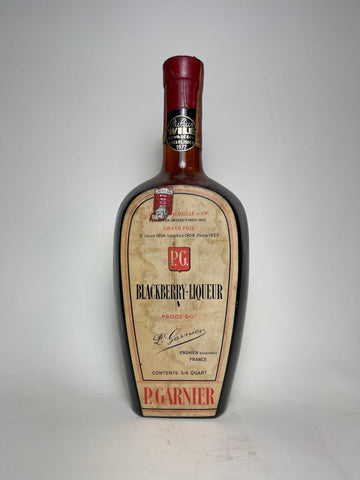 P. Garnier Blackberry Liqueur - 1930s (30%, 71cl)
