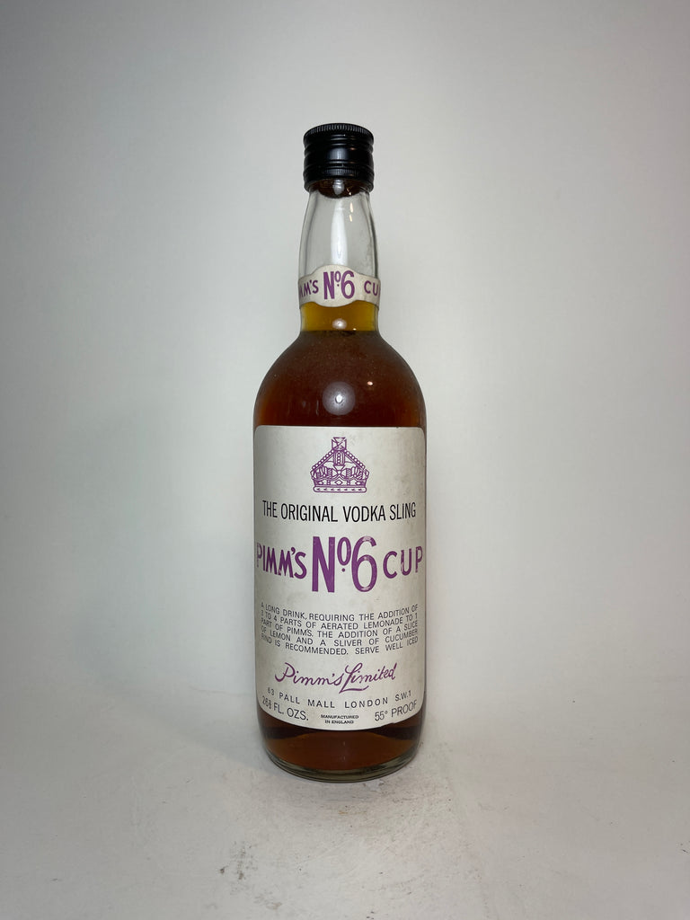 Pimm's No. 6 (Vodka) Cup - 1960s (31.4%, 75cl)