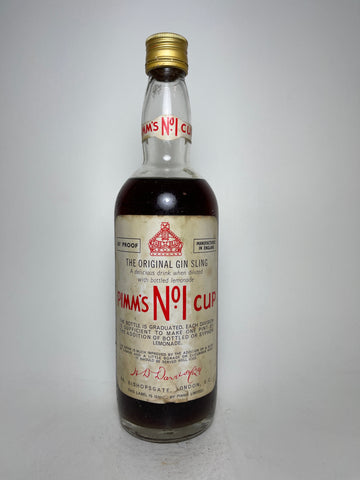 Pimm's No. 1 (Gin) Cup - late 1960s/early 1970s (34%, 75cl)