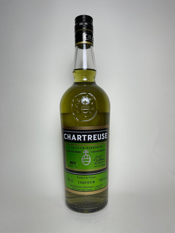 Chartreuse, Green, Voiron, Santa Tecla, Tarragona - Bottled 2021 (55%, 70cl)