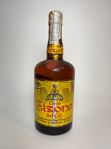 Licor Tizona del Cid Herbal Spanish Liqueur - 1960s (38%, 75cl)