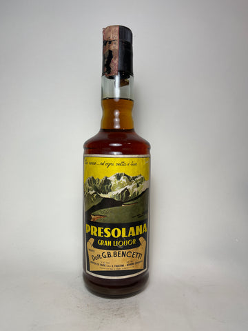 G.B. Bencetti Presolana Gran Liquor - 1960s (39%, 75cl)