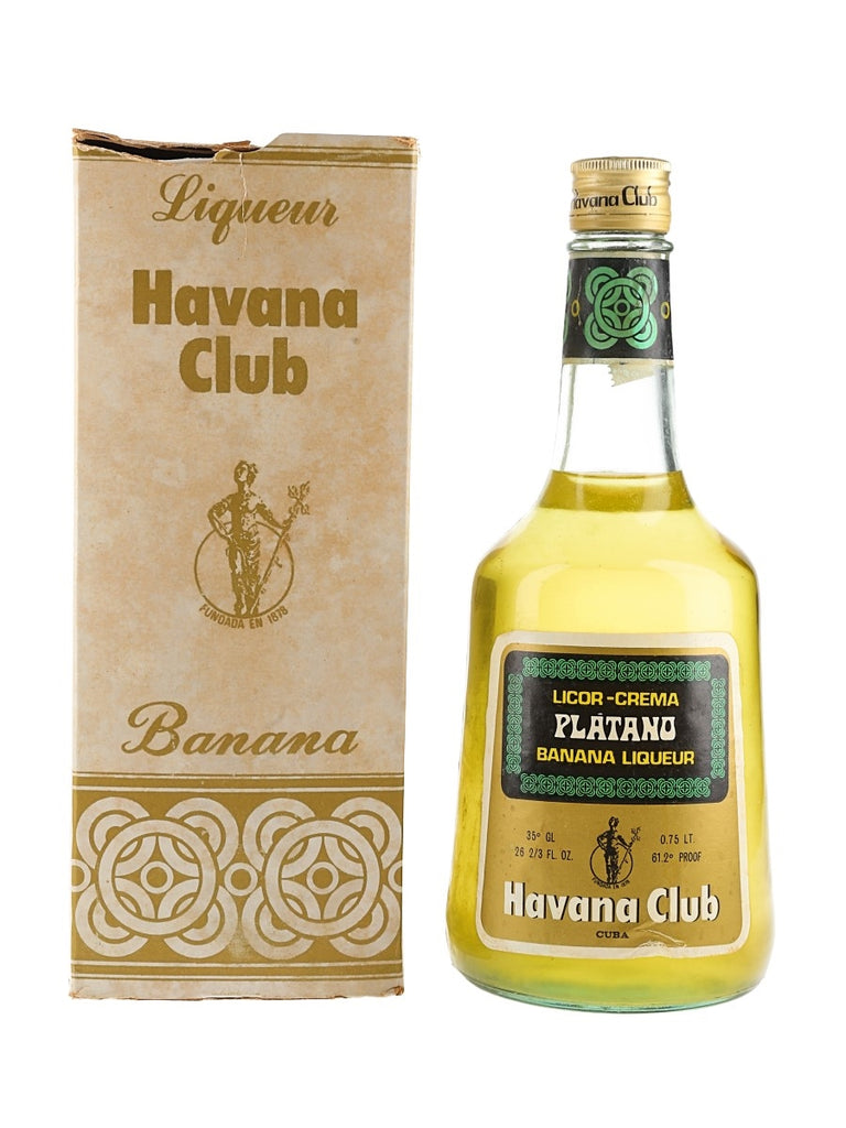 Havana Club Banana Liqueur 1970s (26, 75cl) Old Spirits Company