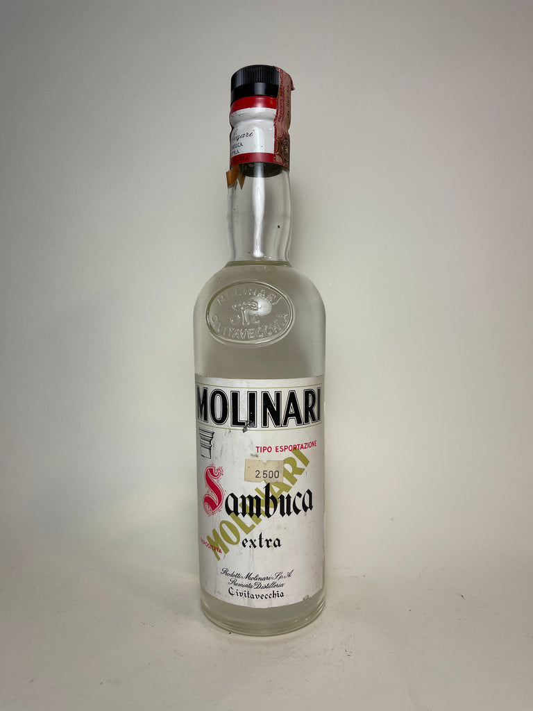 Molinari Sambuca Extra - 1970s (42%, 75cl) – Old Spirits Company