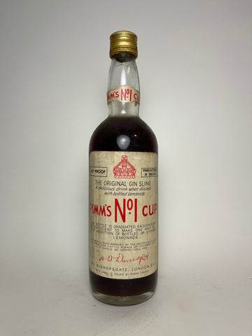 Pimm's No. 1 (Gin) Cup - late 1960s/early 1970s (34%, 75cl)