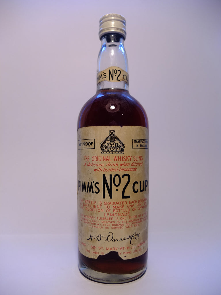 Pimm's No. 2 (Whisky Sling) Cup - 1950s (34.2%, 75cl)