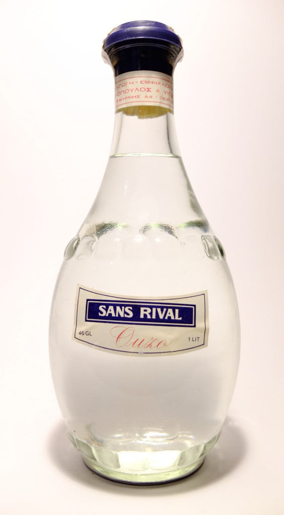 Sans Rival Ouzo - 1970s (46%, 100cl)