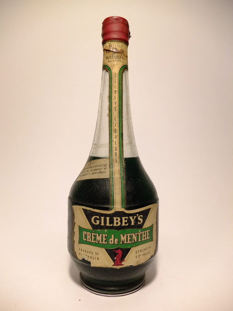 Gilbey's Crême de Menthe - 1940s (28.5%, 75cl)