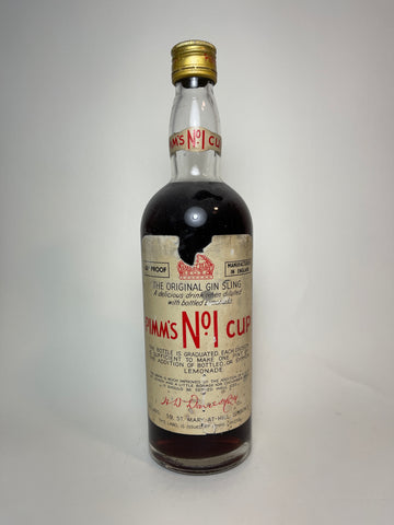 Pimm's No. 1 (Gin) Cup - 1960s (34%, 75cl)