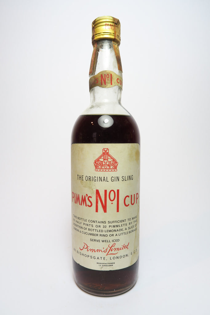Pimm's No. 1 (Gin) Cup - 1960s (34%, 75cl)